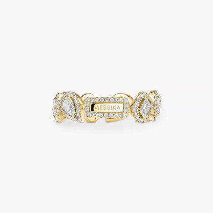 [Eternal jewelry]Diamond Wedding Ring My Twin