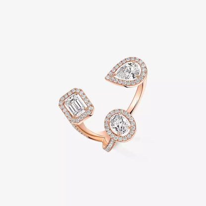 [[Eternal jewelry] Diamond Ring 0,25ct My Twin Trilogy