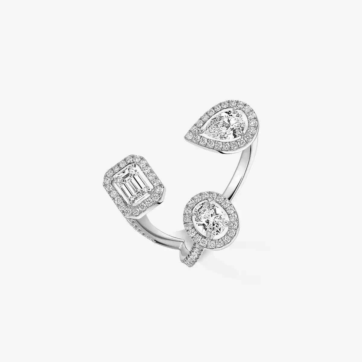 [[Eternal jewelry] Diamond Ring 0,25ct My Twin Trilogy
