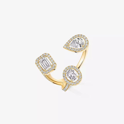 [[Eternal jewelry] Diamond Ring 0,25ct My Twin Trilogy