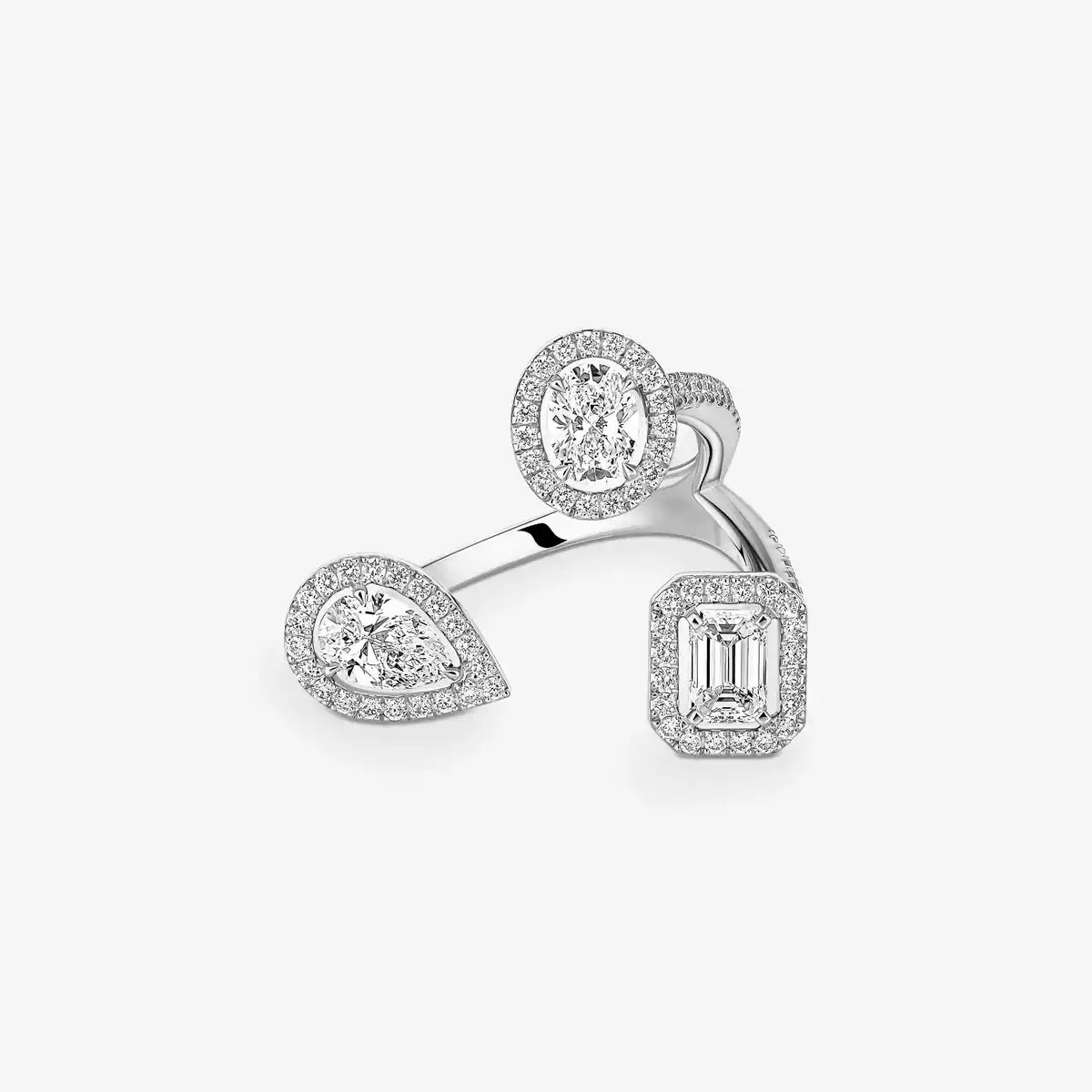 [[Eternal jewelry] Diamond Ring 0,25ct My Twin Trilogy