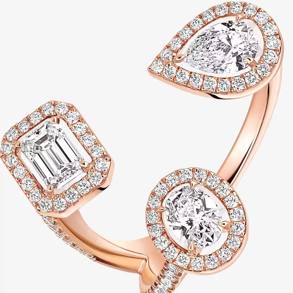 [[Eternal jewelry] Diamond Ring 0,25ct My Twin Trilogy