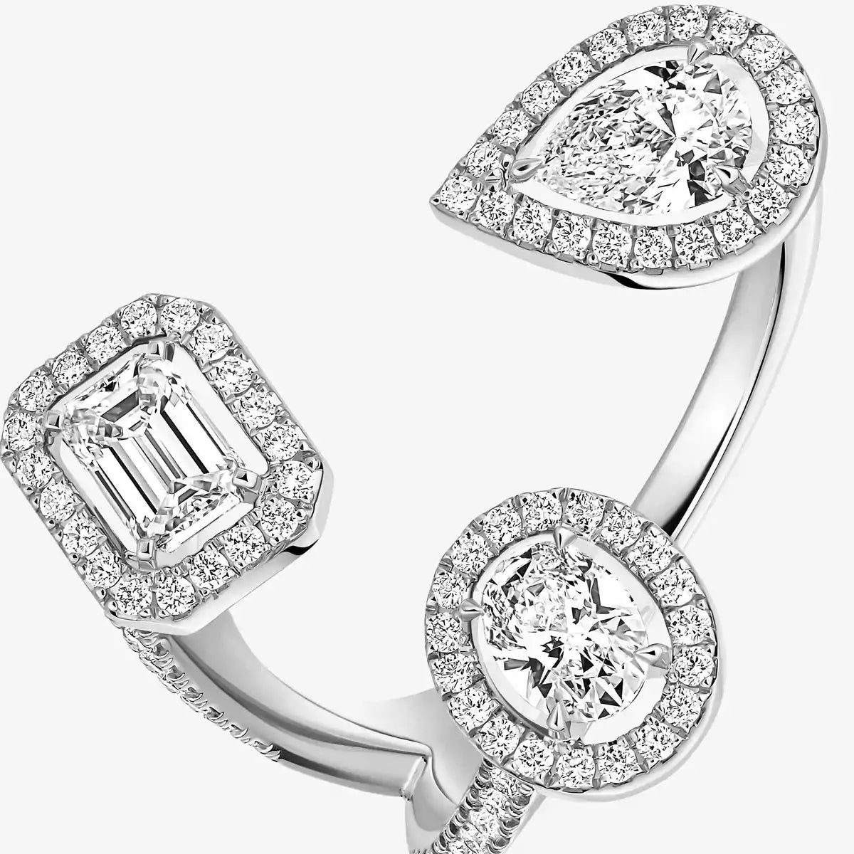[[Eternal jewelry] Diamond Ring 0,25ct My Twin Trilogy