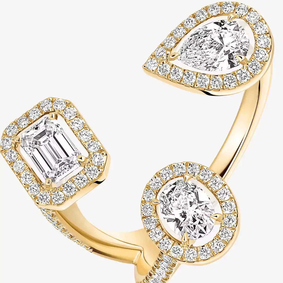 [[Eternal jewelry] Diamond Ring 0,25ct My Twin Trilogy
