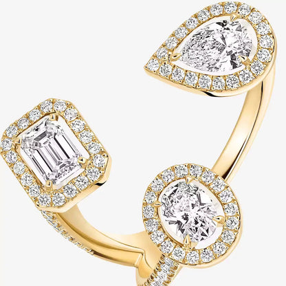 [[Eternal jewelry] Diamond Ring 0,25ct My Twin Trilogy