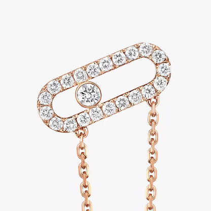 [Eternal jewelry]Move Uno Diamond Earrings