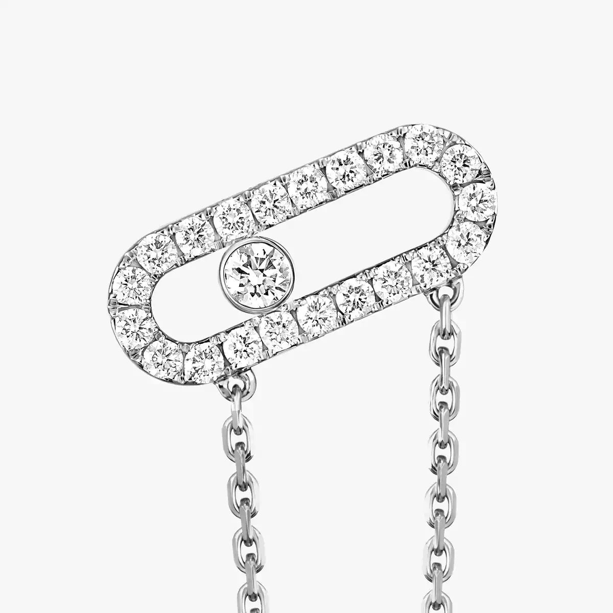 [Eternal jewelry]Move Uno Diamond Earrings