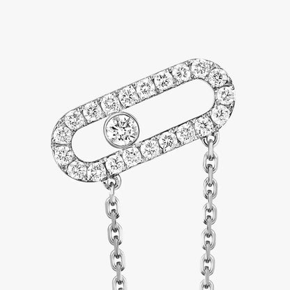 [Eternal jewelry]Move Uno Diamond Earrings
