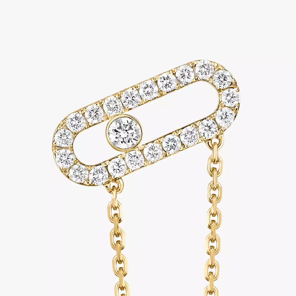 [Eternal jewelry]Move Uno Diamond Earrings