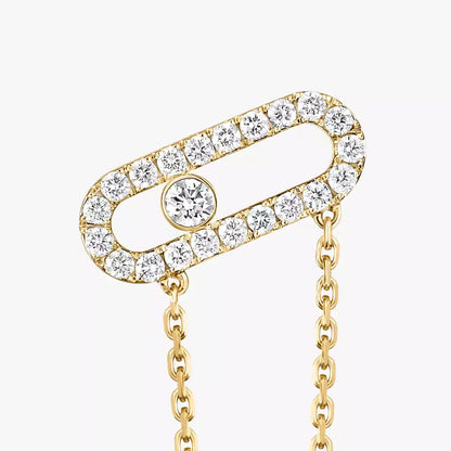 [Eternal jewelry]Move Uno Diamond Earrings