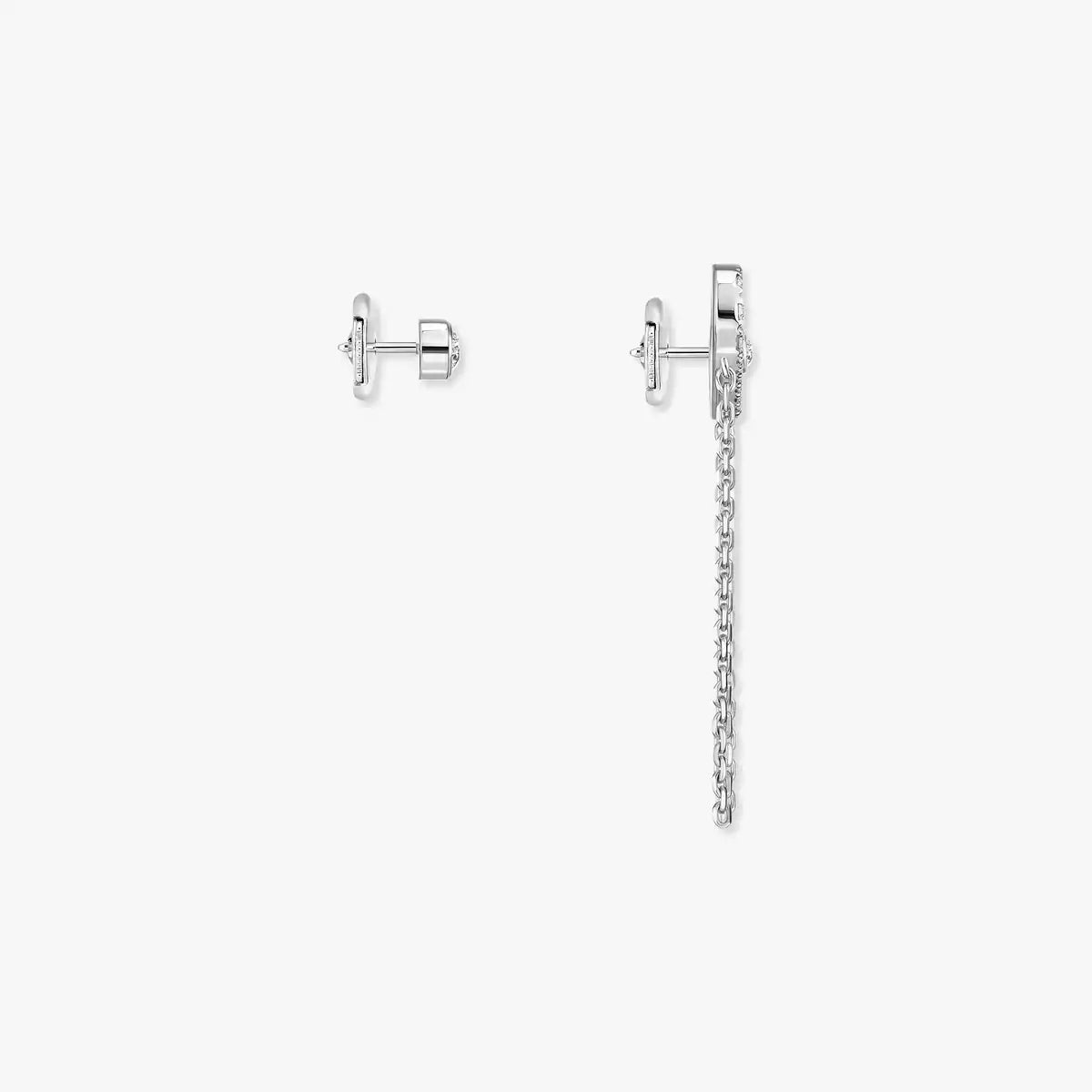 [Eternal jewelry]Move Uno Diamond Earrings