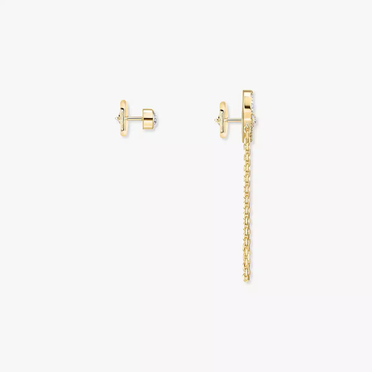 [Eternal jewelry]Move Uno Diamond Earrings