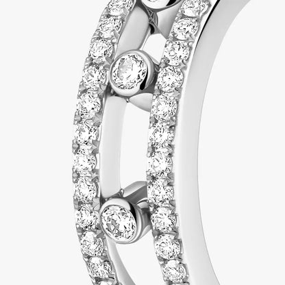 [Eternal jewelry]Diamond Pave_ Hoop Earrings Move