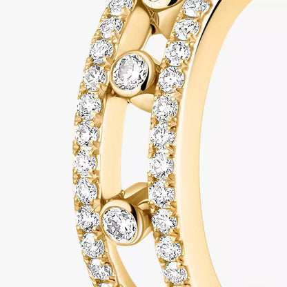 [Eternal jewelry]Diamond Pave_ Hoop Earrings Move