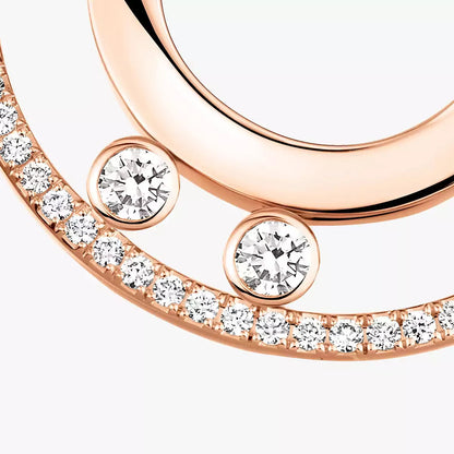 [Eternal jewelry]Move Romane Small Diamond Hoop Earrings