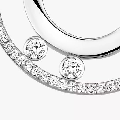 [Eternal jewelry]Move Romane Small Diamond Hoop Earrings