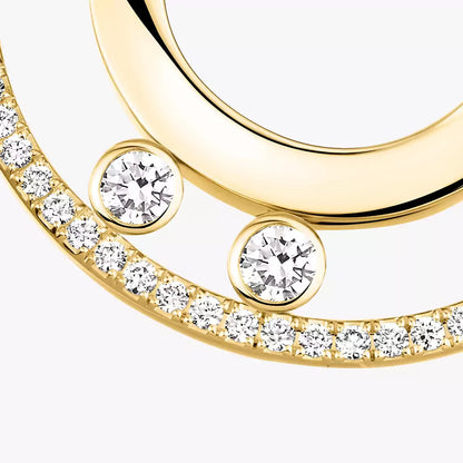 [Eternal jewelry]Move Romane Small Diamond Hoop Earrings