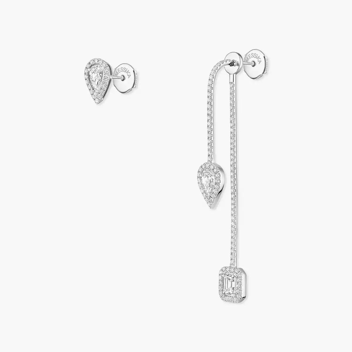 [Eternal jewelry]Diamond Drop Earrings My Twin
