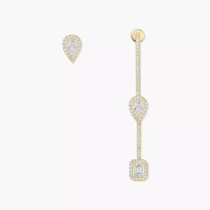 [Eternal jewelry]Diamond Drop Earrings My Twin