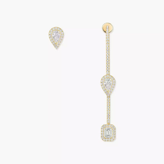 [Eternal jewelry]Diamond Drop Earrings My Twin