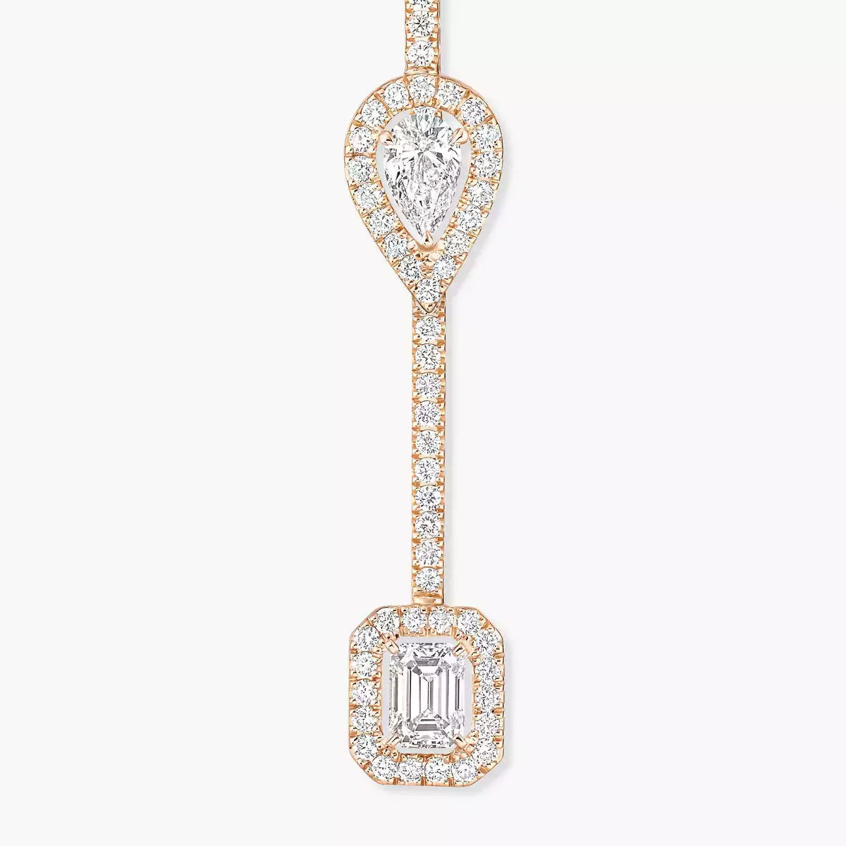 [Eternal jewelry]Diamond Drop Earrings My Twin