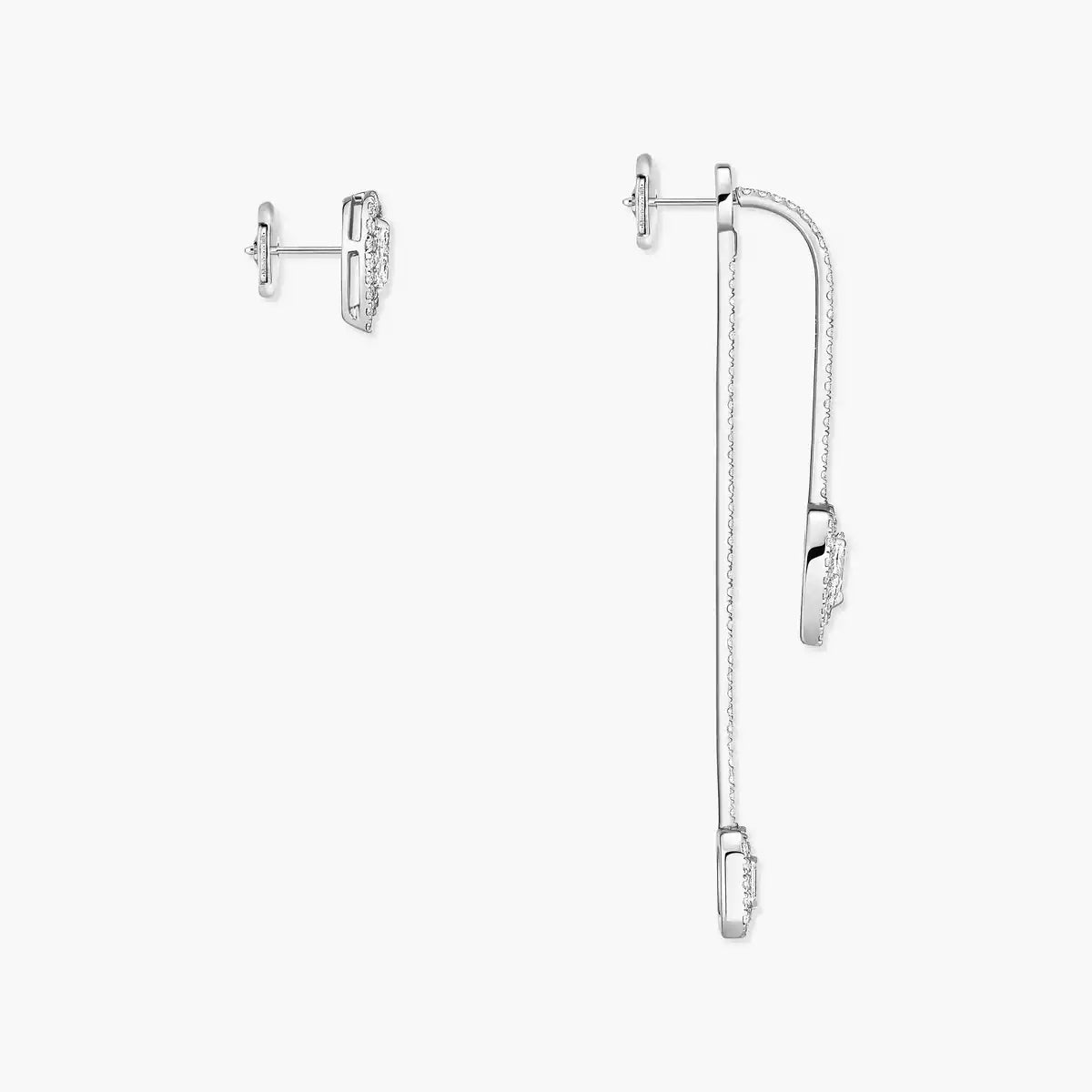 [Eternal jewelry]Diamond Drop Earrings My Twin