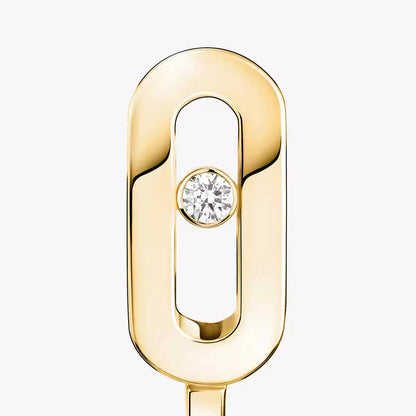 [Eternal jewelry]Diamond Mini Hoop Earrings Move Classique