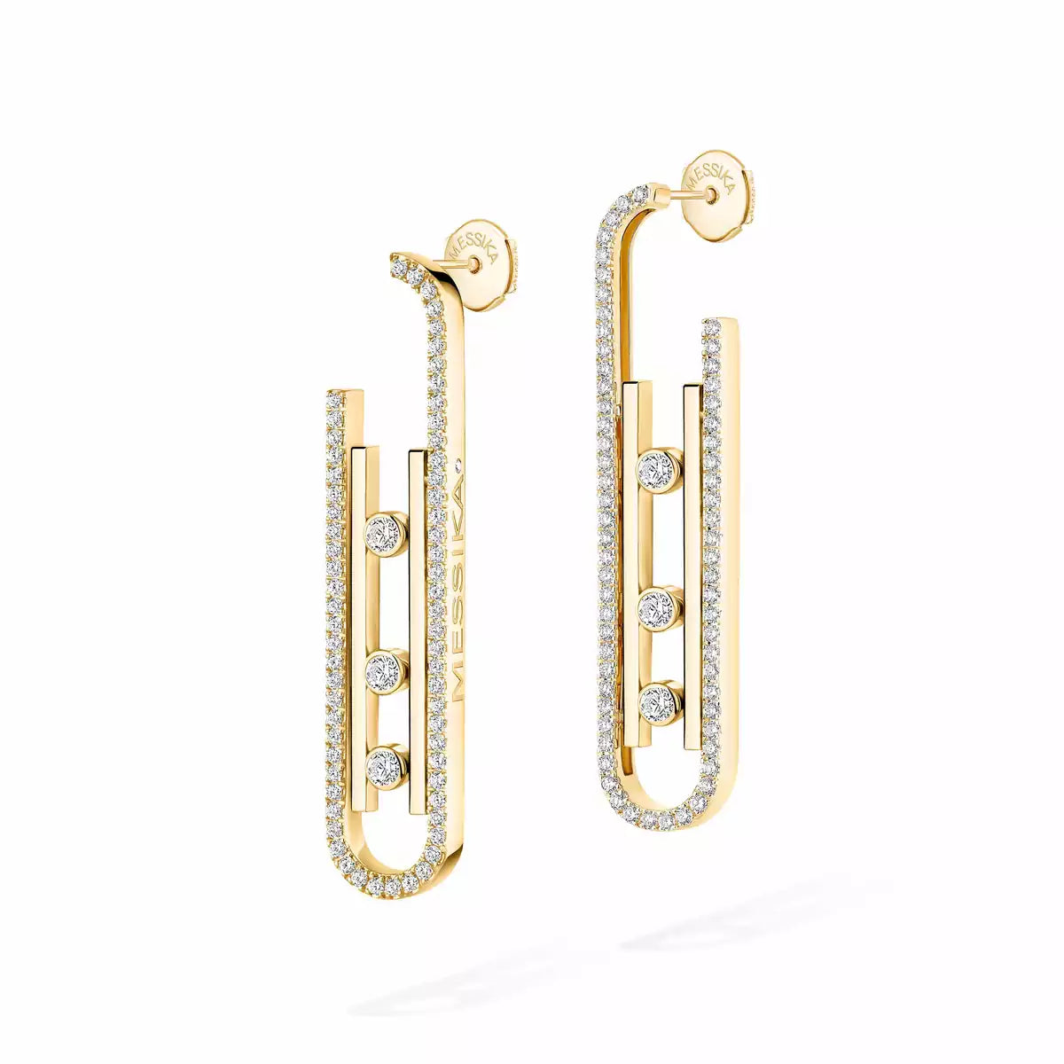 [Eternal jewelry]Diamond Pendant Earrings Move 10Th