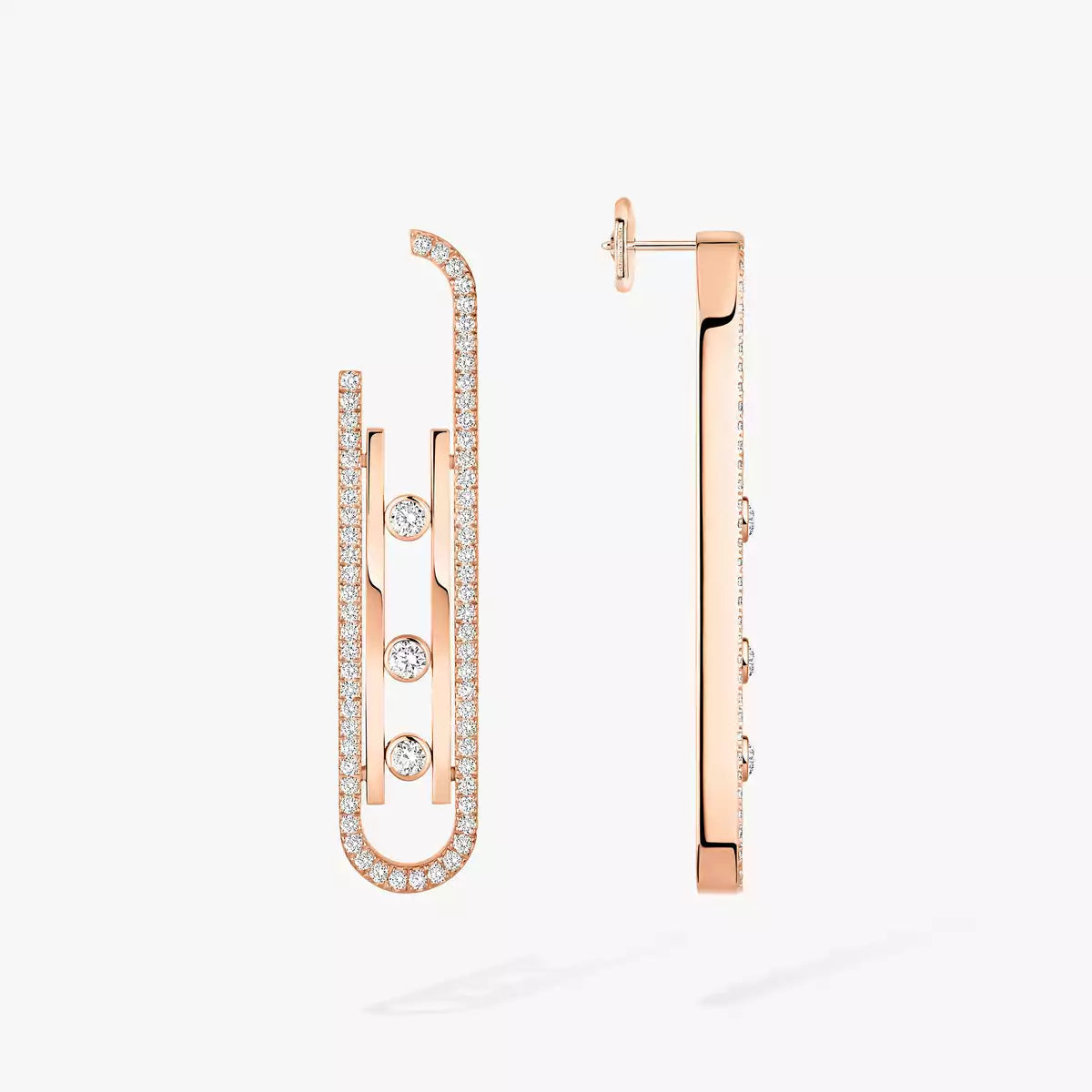 [Eternal jewelry]Diamond Pendant Earrings Move 10Th