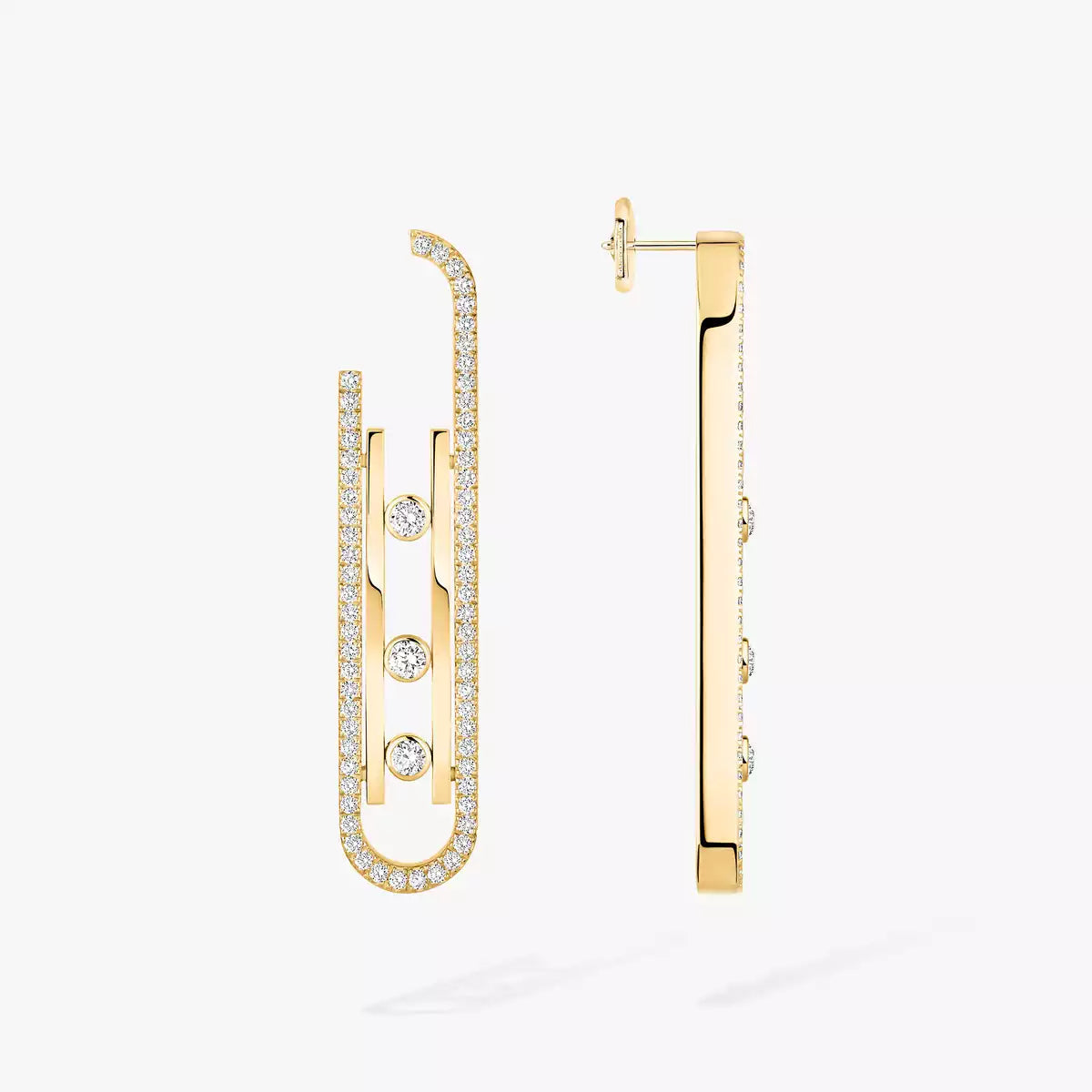 [Eternal jewelry]Diamond Pendant Earrings Move 10Th