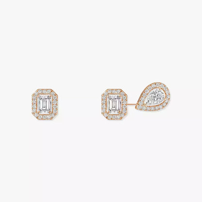 [Eternal jewelry]Diamond Earrings 0,10ct My Twin 1+2