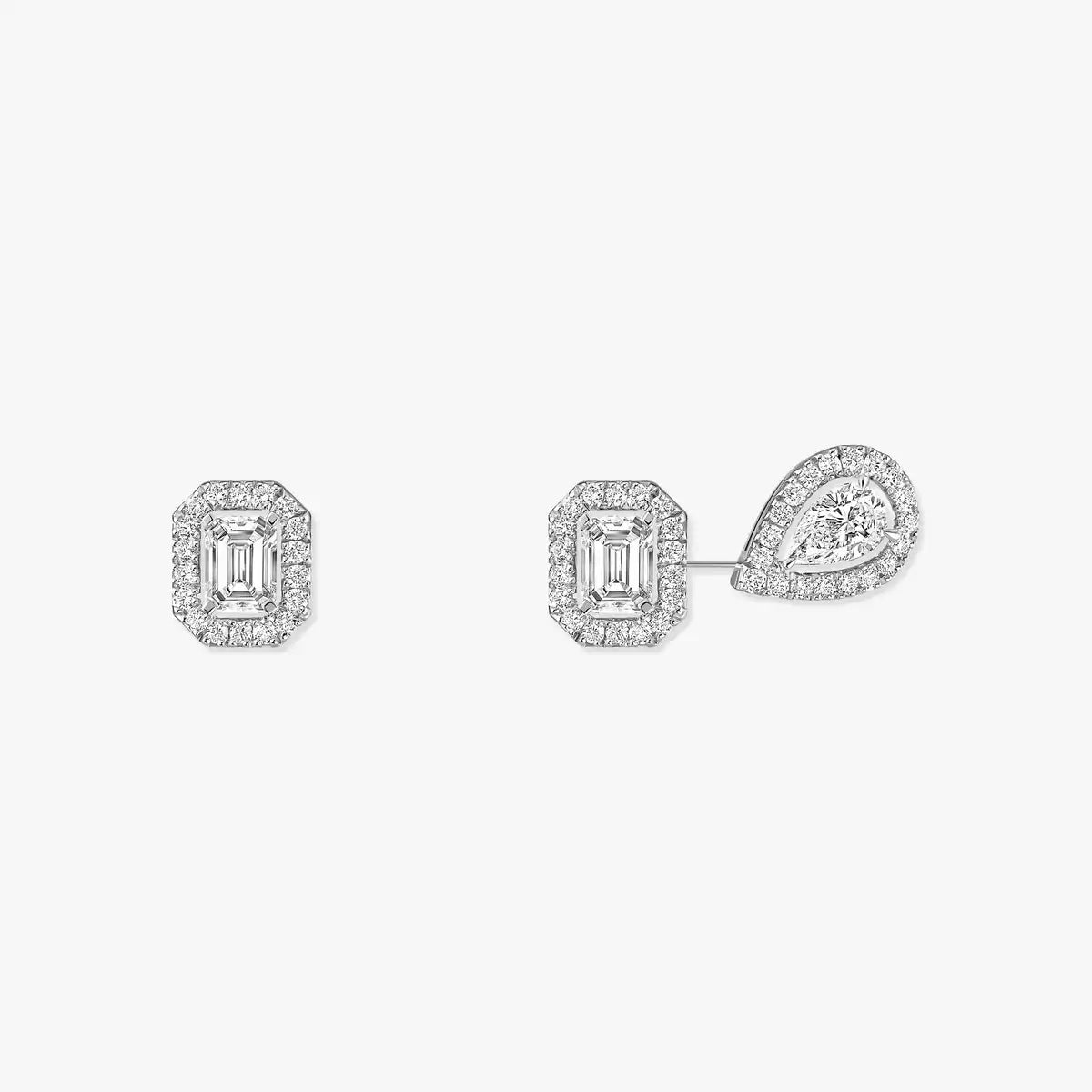 [Eternal jewelry]Diamond Earrings 0,10ct My Twin 1+2