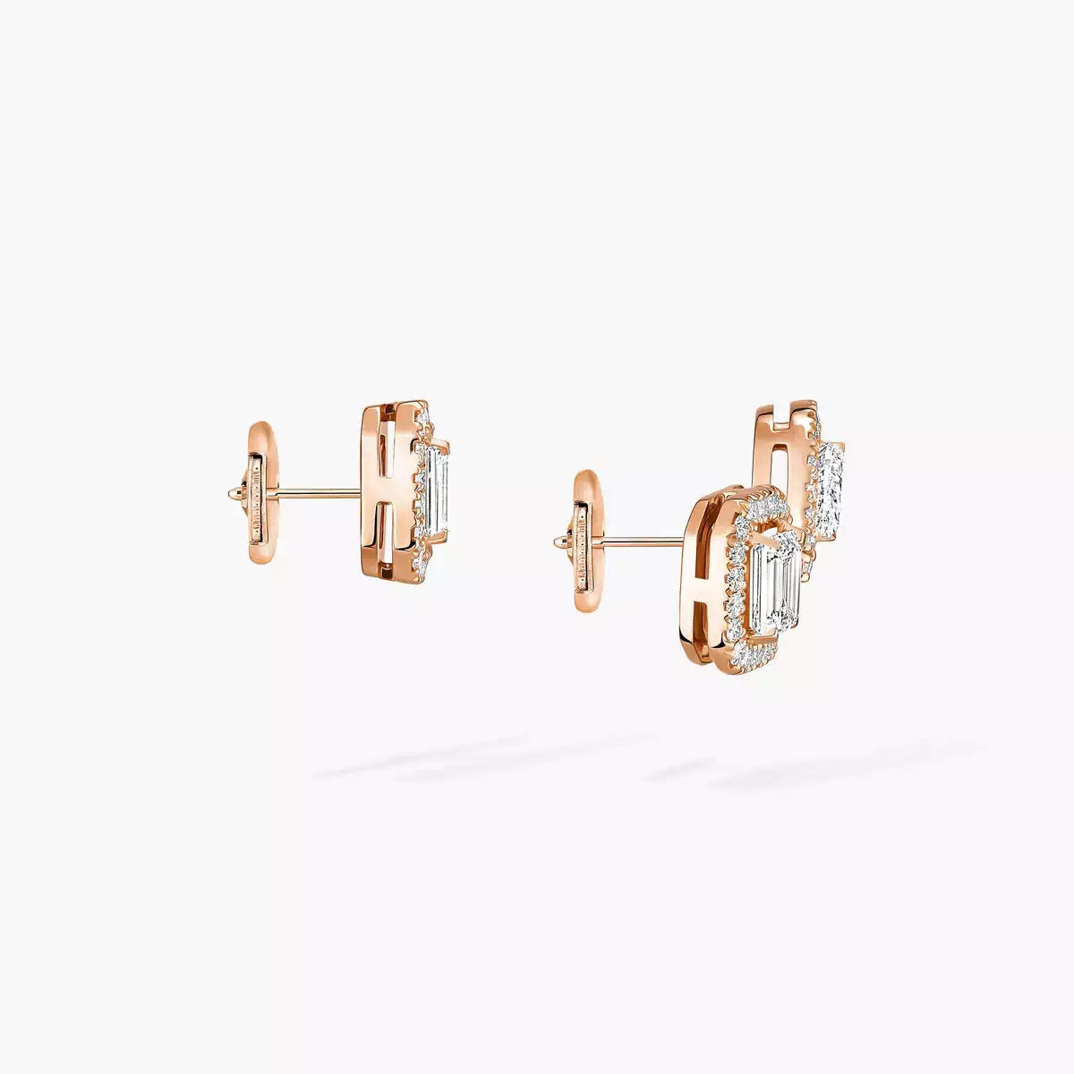 [Eternal jewelry]Diamond Earrings 0,10ct My Twin 1+2