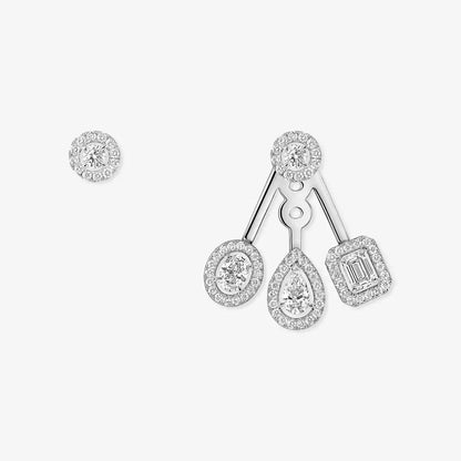 [Eternal jewelry] My Twin Trio  Diamond Earrings