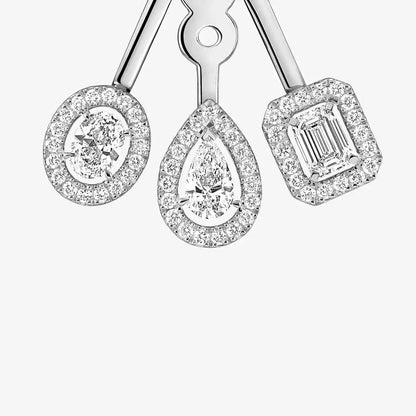 [Eternal jewelry] My Twin Trio  Diamond Earrings