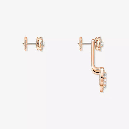 [Eternal jewelry] My Twin Trio  Diamond Earrings