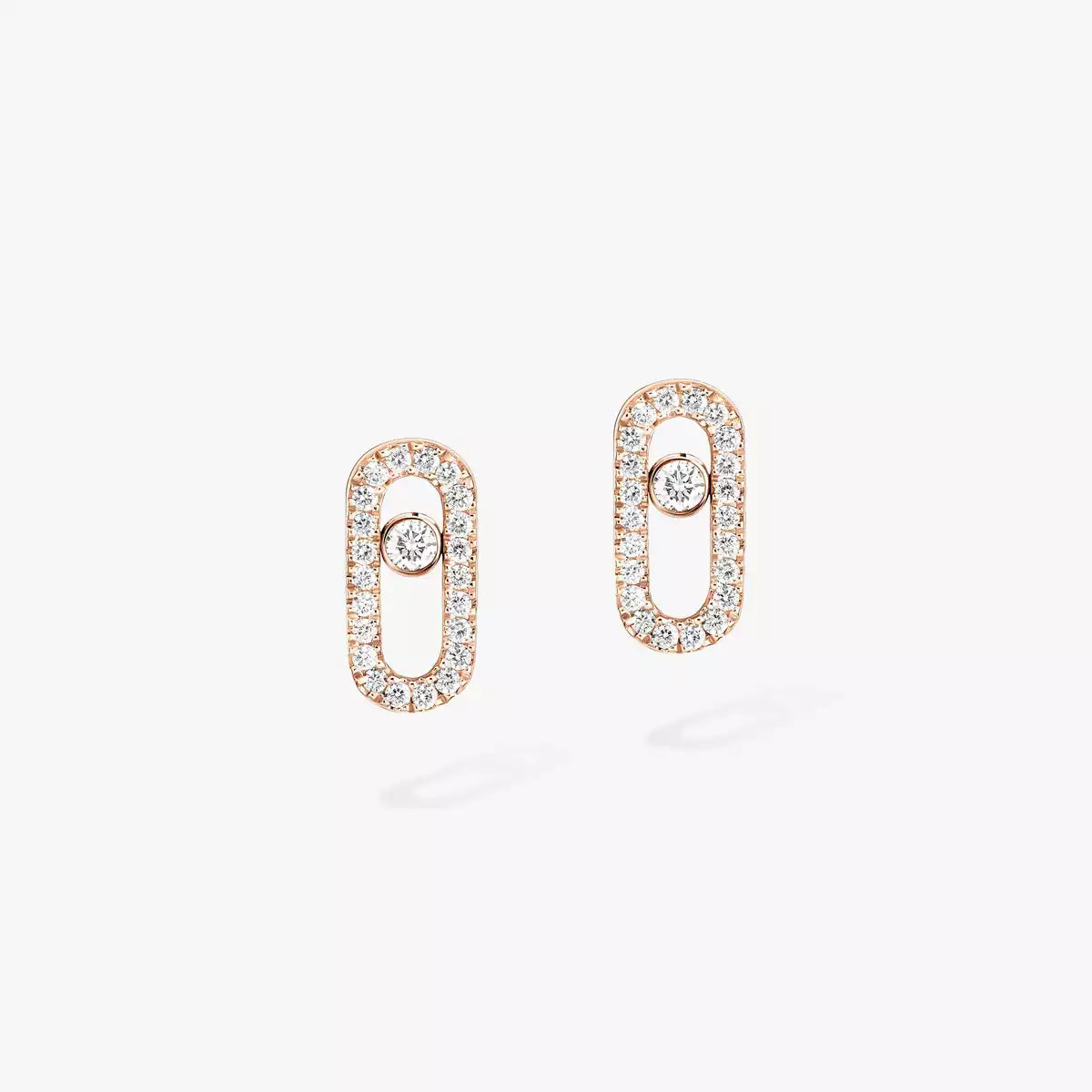 [Eternal jewelry]Move Uno Diamond Earrings