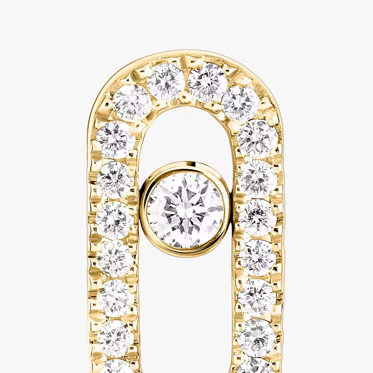 [Eternal jewelry]Move Uno Diamond Earrings