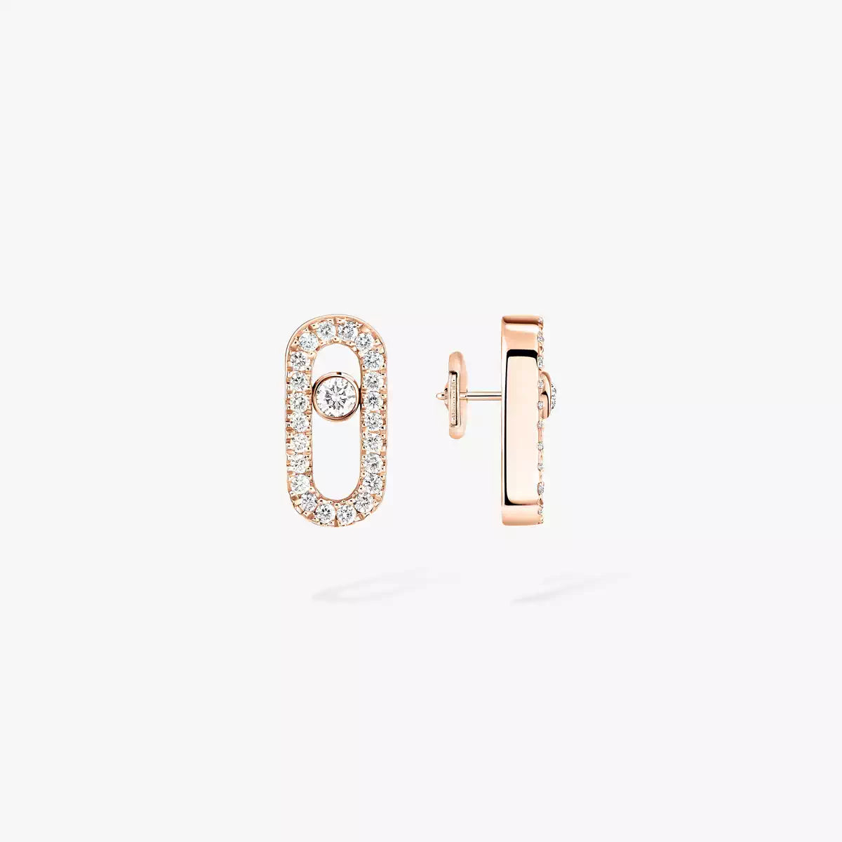 [Eternal jewelry]Move Uno Diamond Earrings