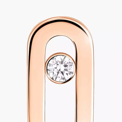 [Eternal jewelry]Move Uno Diamond Stud Earrings