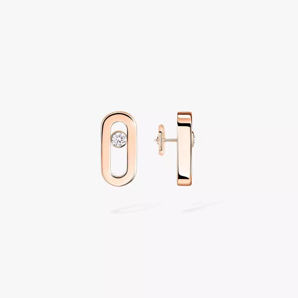 [Eternal jewelry]Move Uno Diamond Stud Earrings