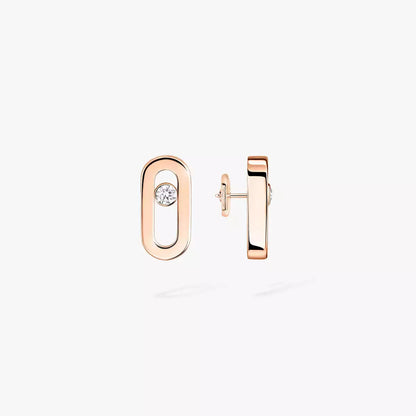 [Eternal jewelry]Move Uno Diamond Stud Earrings