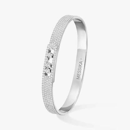 [Eternal jewelry]Move Noa Full Pavé Diamond Bangle Bracelet