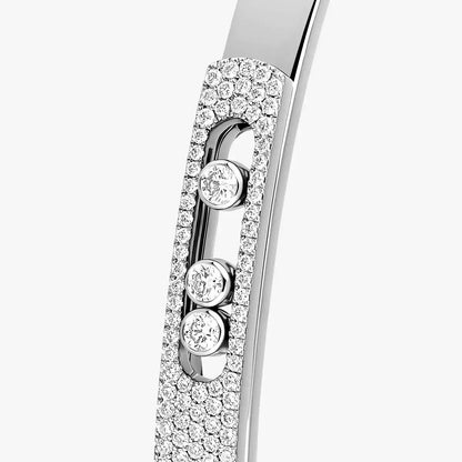 [Eternal jewelry]Move Noa Rose Gold Pavé Diamond Bangle Bracelet
