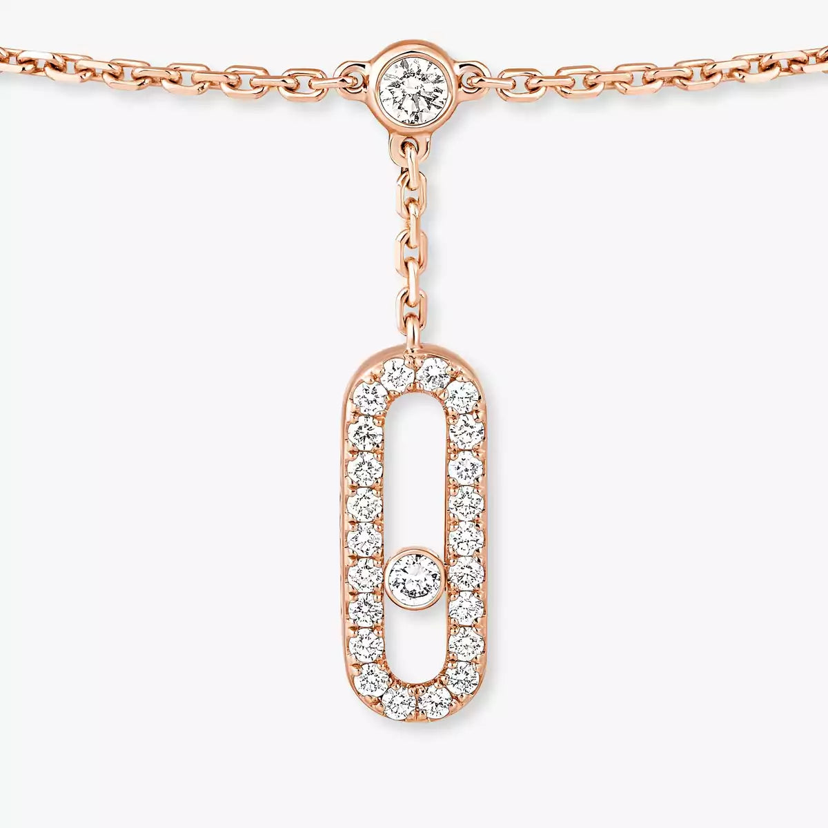 [Eternal jewelry] Move Uno pavé ankle bracelet