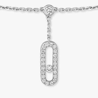 [Eternal jewelry] Move Uno pavé ankle bracelet