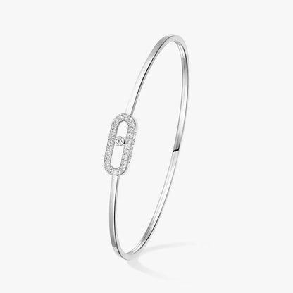 [Eternal jewelry]Move Uno pavé flex bangle medium