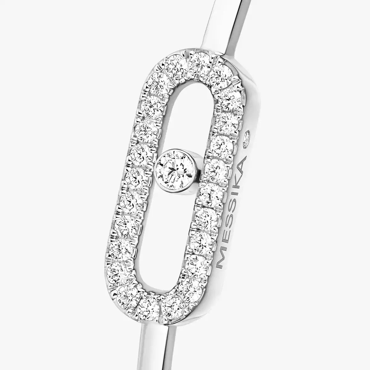 [Eternal jewelry]Move Uno pavé flex bangle medium