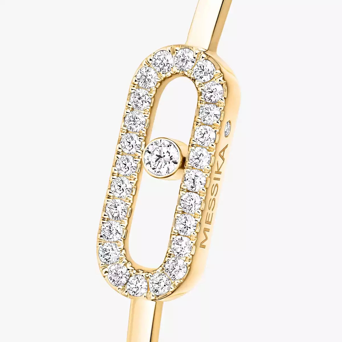 [Eternal jewelry]Move Uno pavé flex bangle medium
