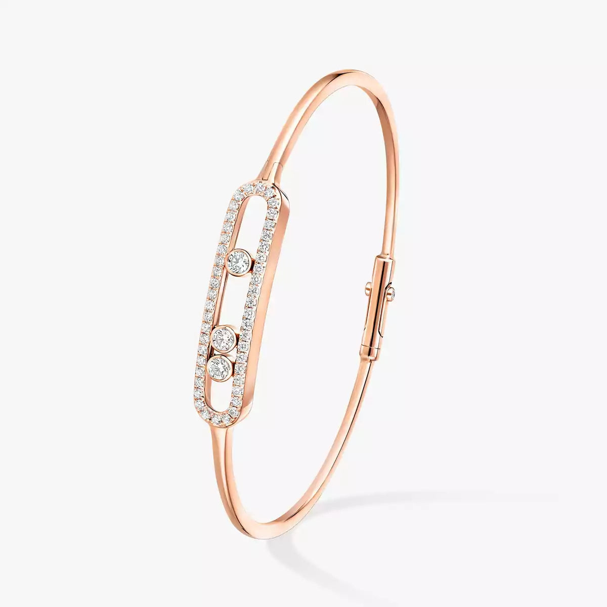 [Eternal jewelry]Move Pavé Diamond Bangle Bracelet M